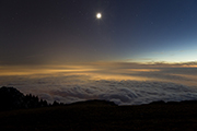 Vista dal Monte Pizzoc Fregona, Veneto, Italia